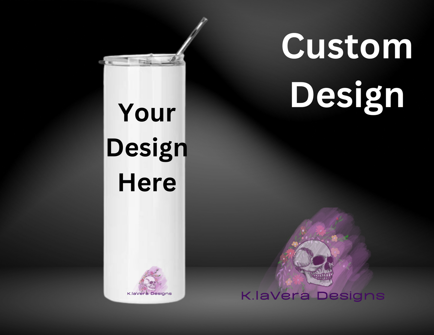 20 oz Custom Stainless-Steel Tumbler - Your Personalized Sipper