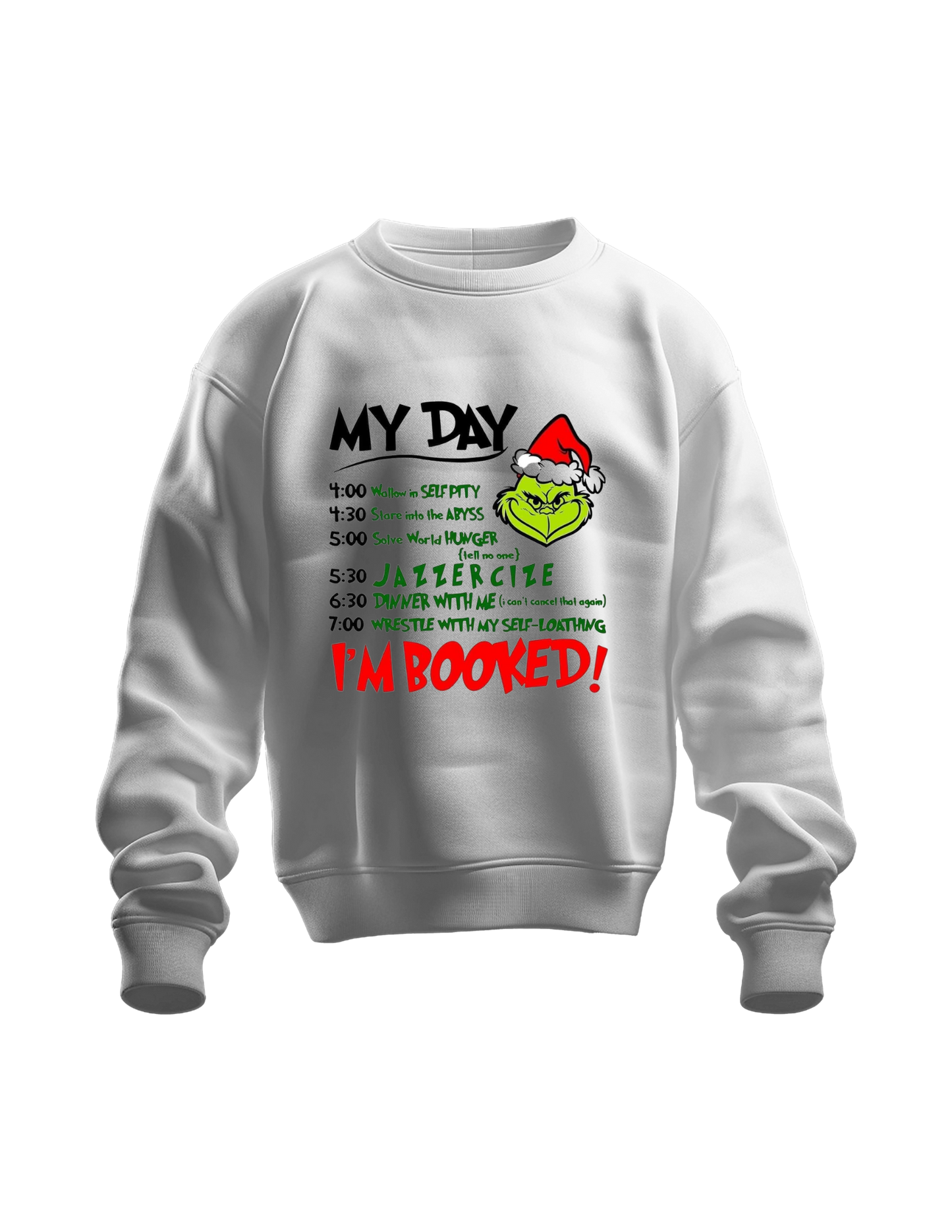 All Booked Christmas Crewneck Sweater