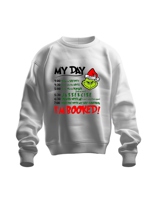 All Booked Christmas Crewneck Sweater