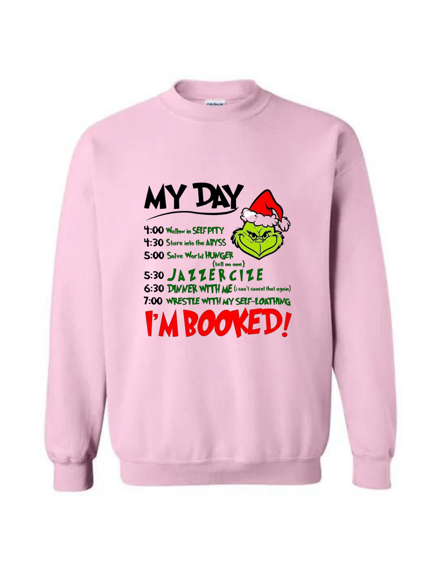 All Booked Christmas Crewneck Sweater