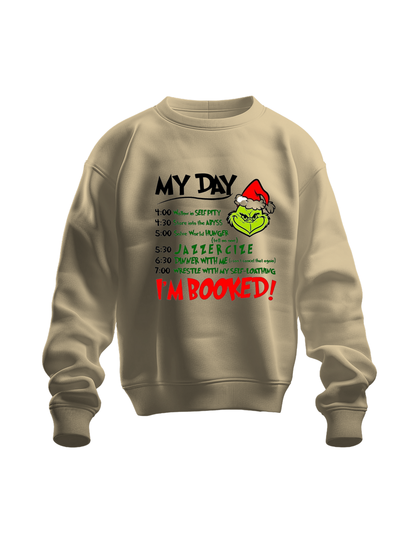 All Booked Christmas Crewneck Sweater