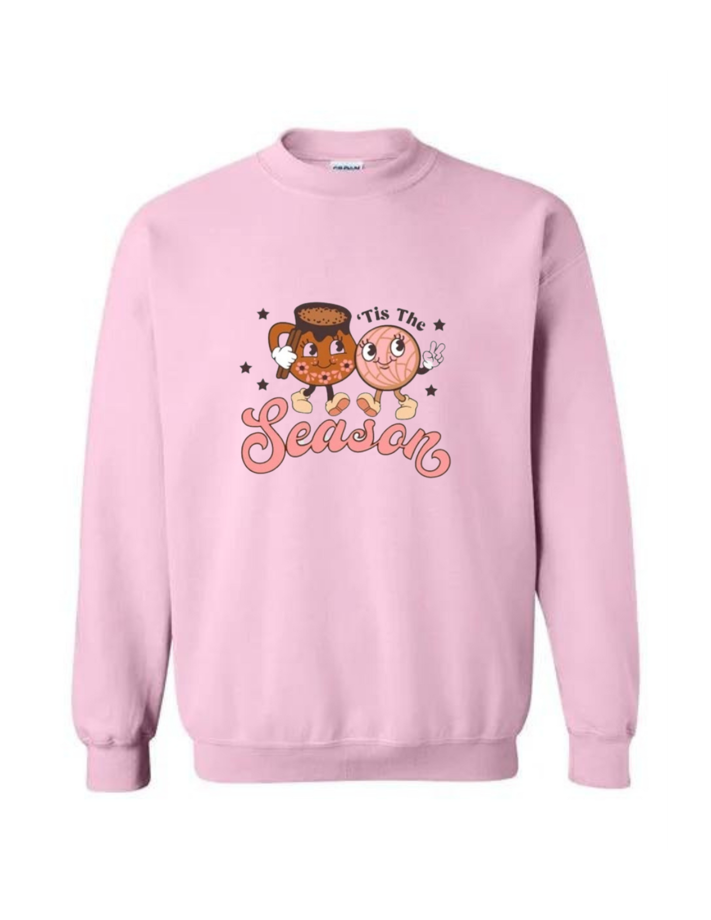 "Tis the Season" Pan Dulce and Champurrado Christmas Crewneck Sweater!